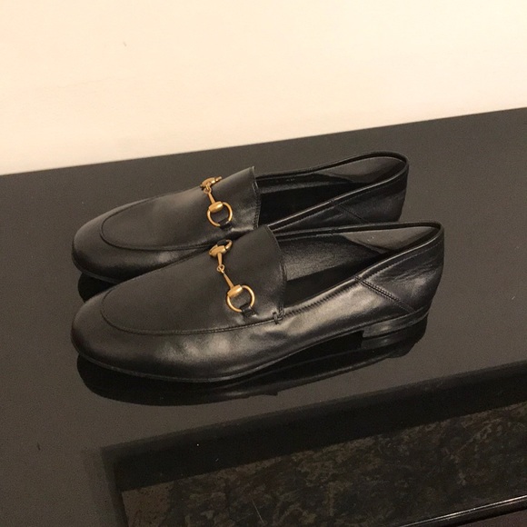 gucci 10mm brixton leather loafer